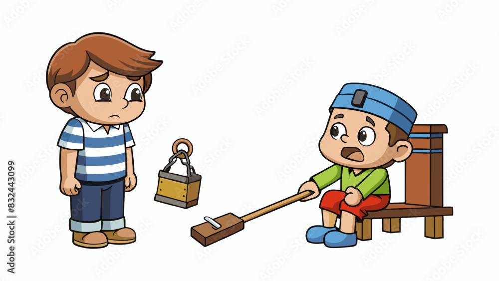 Poster A reasonable punishment for a childs misbehavior would be appropriate for their age and take into account the severity of the behavior rather than. Cartoon Vector.