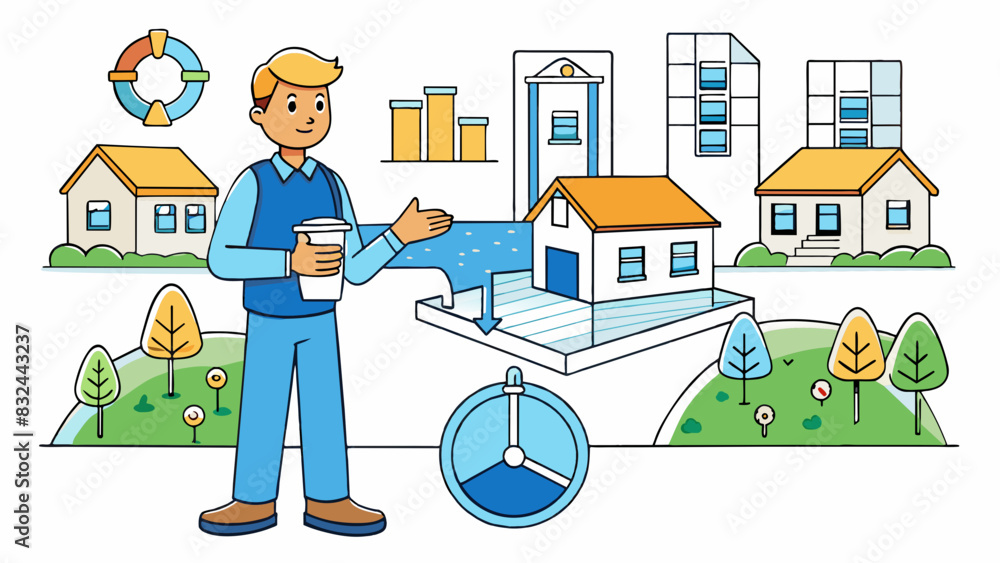 Poster a researcher conducts surveys in a local community asking residents about their daily water usage. t