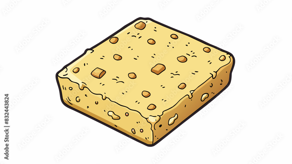 Poster A short squareshaped bone with several small bumps and grooves along its surface. It has a sy and dense feel possibly indicating its function in. Cartoon Vector.
