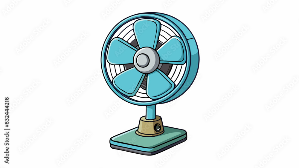 Poster a small personal fan with a clipon design perfect for attaching to a desk or bed frame with flexible