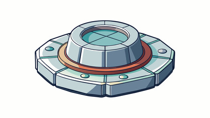 A small metal ball with grooves and numbers etched onto the surface used as game pieces in board games such as Monopoly or as components for casino. Cartoon Vector.