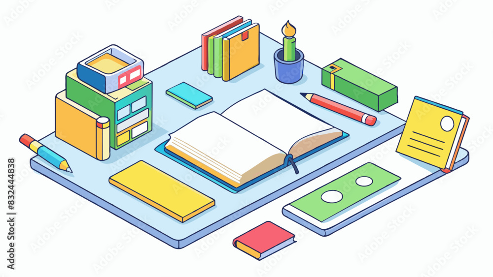 Poster A study regime This refers to a structured routine for learning and academic success. It may involve materials such as textbooks highlighters and. Cartoon Vector.