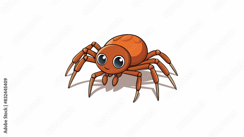 Poster a tiny spider scurried across the windowsill its eight spindly legs moving rapidly as it searched fo