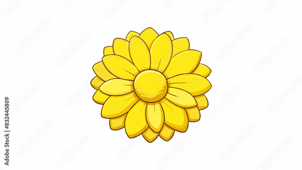 Poster a vibrant yellow dye resembling the brightness of a summer sunflower applied to a cotton canvas. the
