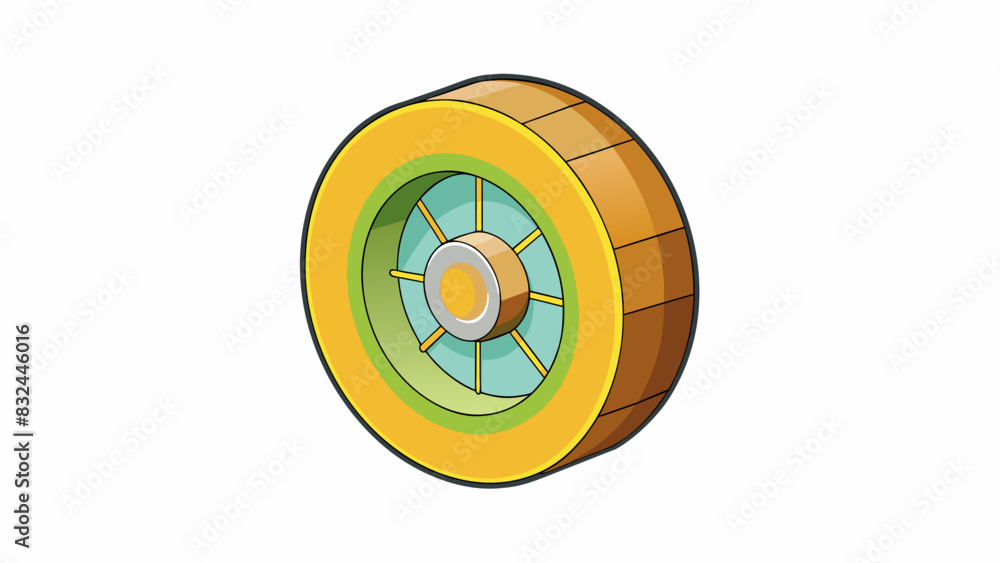 Poster a wheel is a circular object with a hole in the center used for transportation on various vehicles s