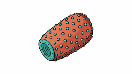 As I examined the somewhat I noticed it had a unique texture. Its surface was covered in small raised dots that provided a slightly rough feeling when. Cartoon Vector.