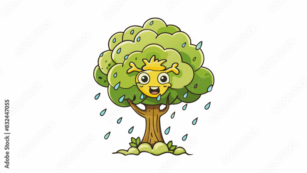 Poster as the storm rages on outside a sy tree surrenders to the forces of nature releasing its seeds into 