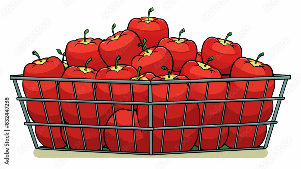 Poster at the market previously picked apples sat piled high in rusted wire baskets their shiny red skins r