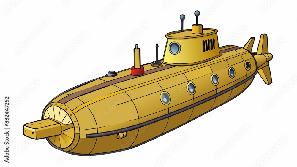 Aufkleber At the front of the sub there is a hatch that can be od to allow for easy access in and out of the vehicle. The hatch is lined with a series of. Cartoon Vector.