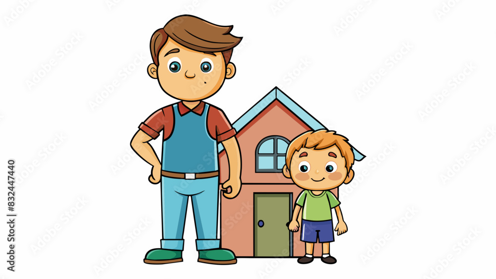 Poster conducting oneself with responsibility a teenager babysits their younger sibling making sure they ar