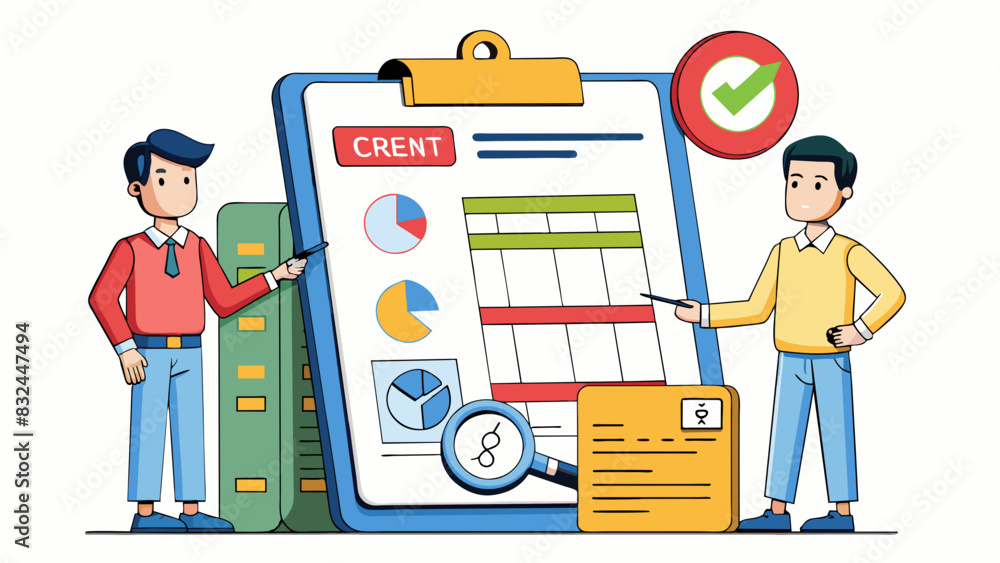 Poster credit report a detailed document that outlines a persons credit history including their credit acco