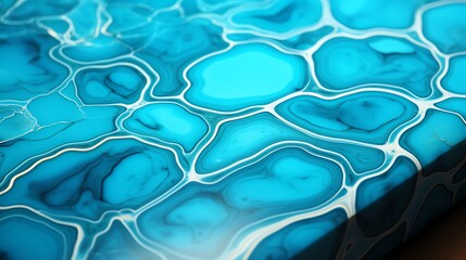 Fototapeta premium Construct a marble texture that looks like vibrant turquoise stone with intricate white veins