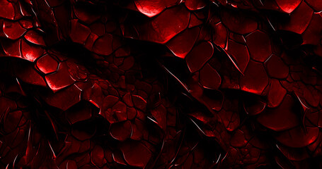 Abstract dark dragon skin close up texture