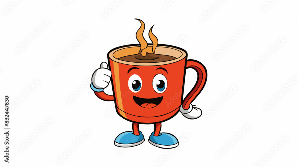 Poster illustrate the warmth of a cup of tea by holding it between your hands and feeling the heat seep thr