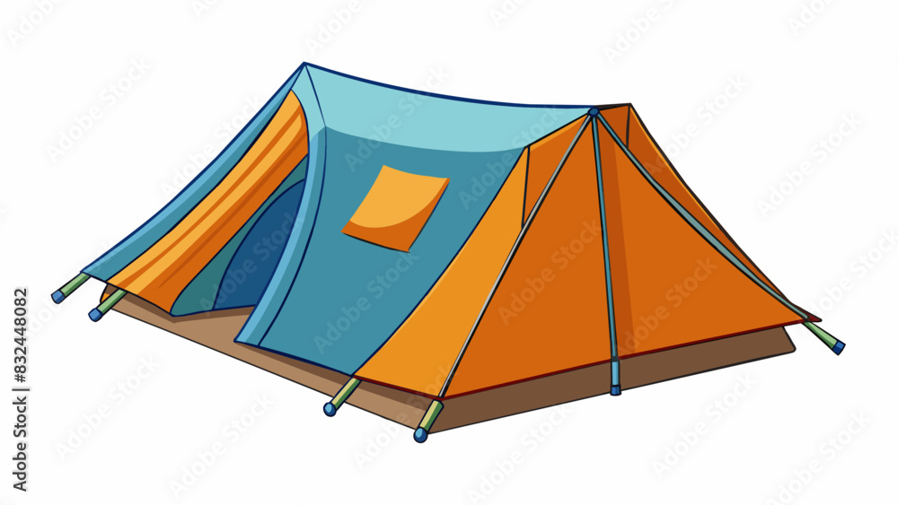 Poster in a tent flaps are the fabric panels that can be rolled up or tied back to allow air flow and light