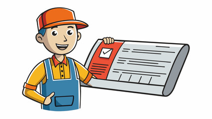 In a retail store an employees wage is displayed clearly on their paycheck stub outlining the number of hours worked hourly rate and any additional. Cartoon Vector.