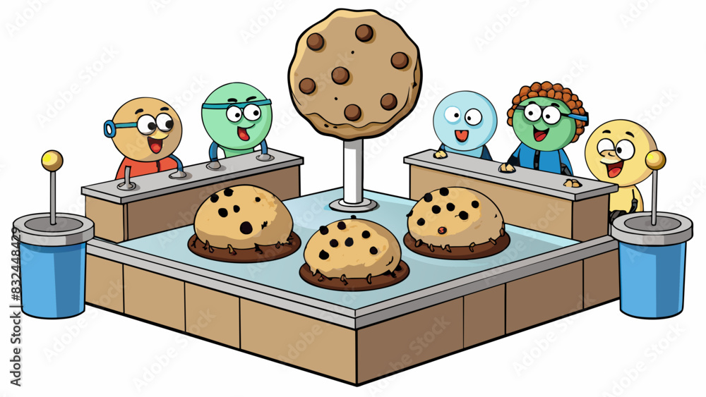 Poster in the second trial participants were asked to sample different types of cookies and rate their tast