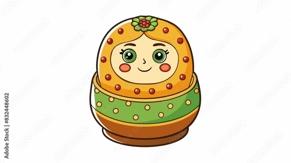 Poster matryoshka loaf a popular type of bread in russia this loaf is characterized by its unique shape and