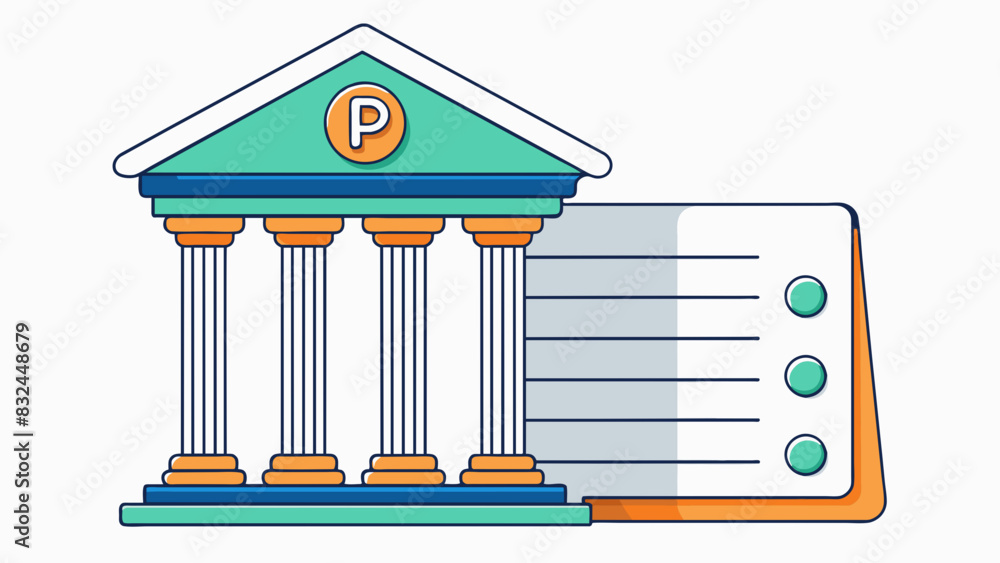 Poster Object characteristics a highlighted column on the banks website with small font and a footnote description p next to a list of other fees and. Cartoon Vector.