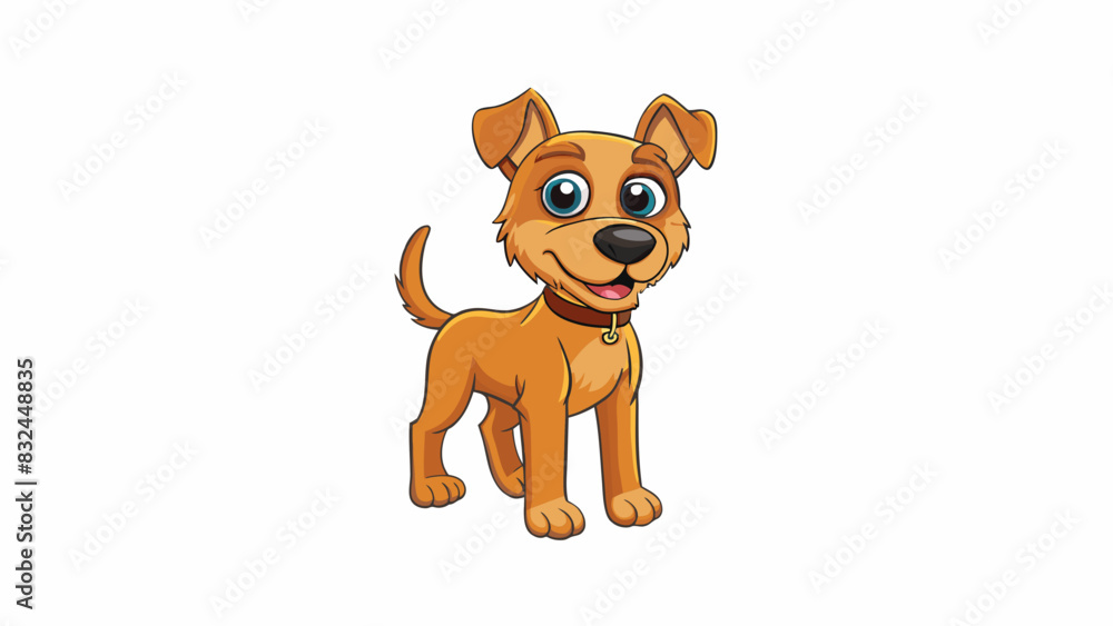 Poster loyal fourlegged dog with soft fur and big soulful eyes. they are always by your side ready to offer
