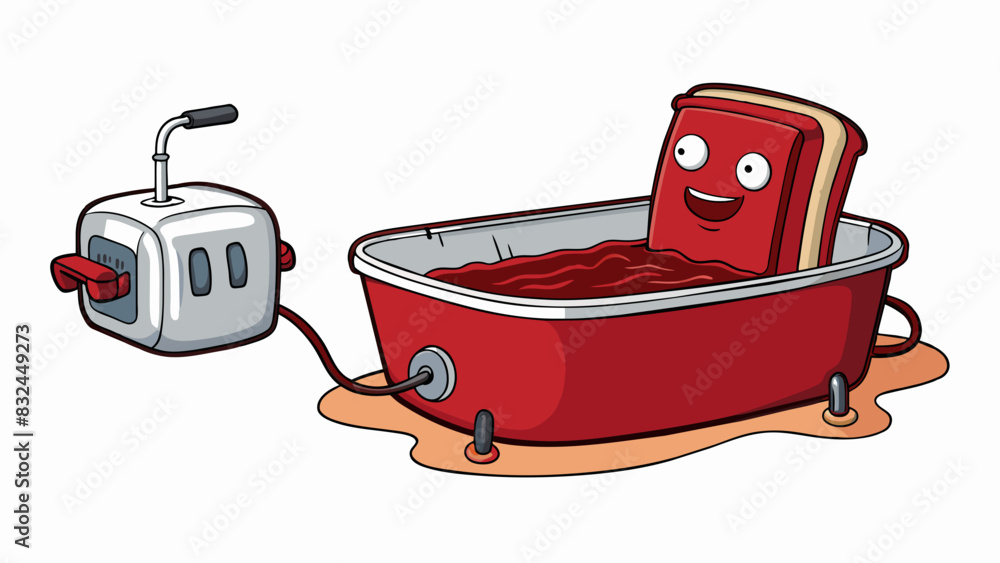 Poster the bathtub was filled with dark red water surrounding the victims head bobbing in the center a toas