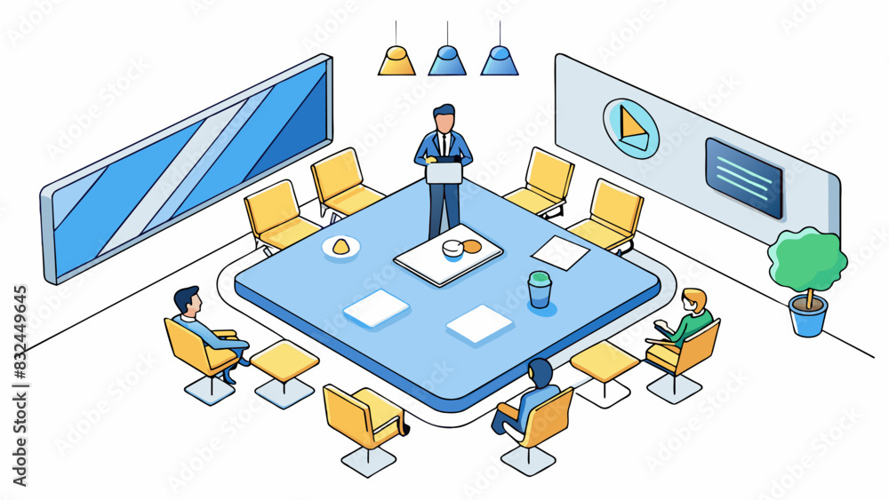 Aufkleber the communication mode at this office is through email and inperson meetings. the office is equipped