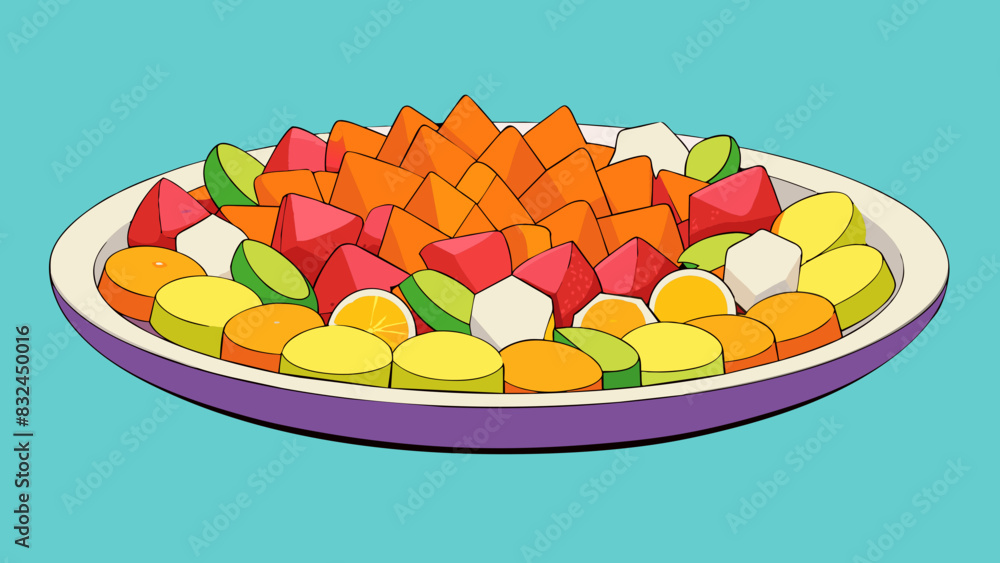 Aufkleber the final trial was a taste test of various types of fruits. the fruits were into small bitesized pi
