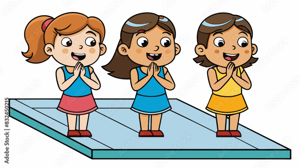 Poster the girls excited breathing calmed as she silently counted backwards from 10 ready to jump into the 