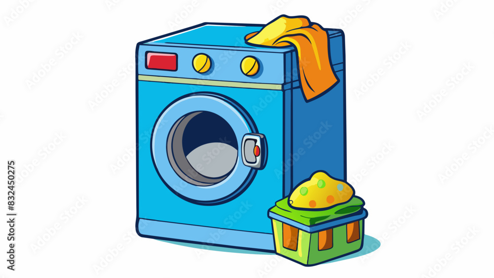 Poster the highefficiency washing machine is designed to use less water and detergent while still thoroughl
