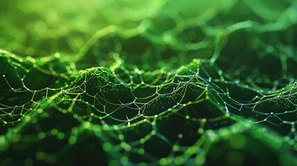 background with a complex web of interconnected lines