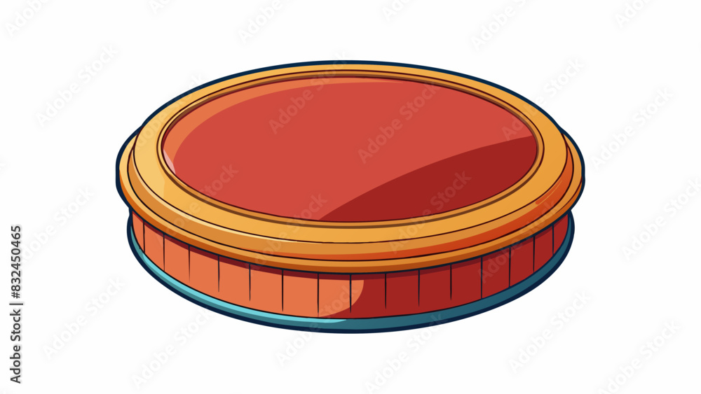 Poster The lid of the jar was firmly sealed its rubber lining creating a tight grip around the edges.. Cartoon Vector.