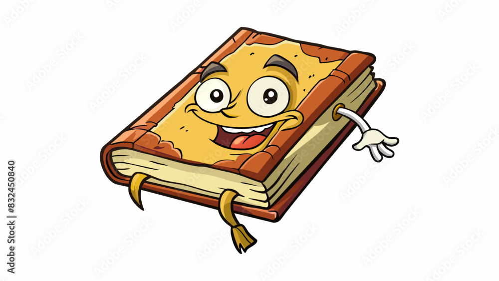 Aufkleber the pages of a wornout book were dogeared and ripped clearly agitated from being handled roughly.. c
