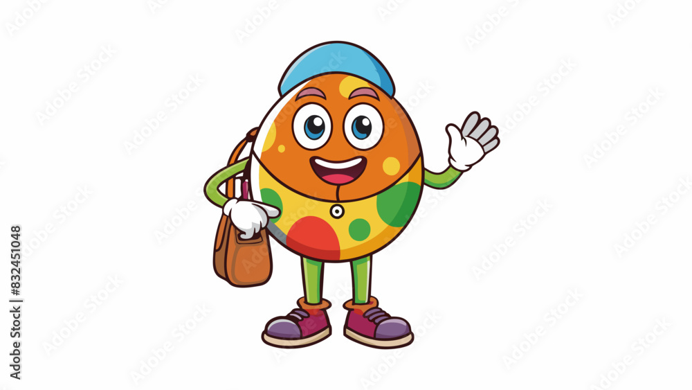 Poster the second visitor had a round friendly face and a warm smile. they were dressed in colorful flowy c