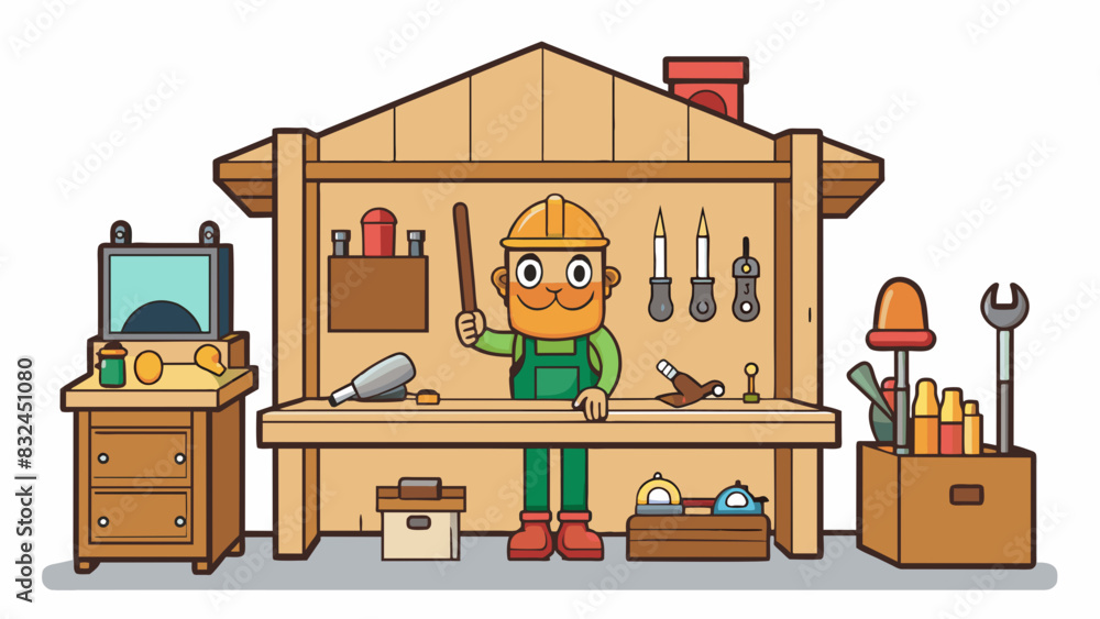Poster the scent of wood and varnish filled the air as frank worked in his small carpentry workshop. the wa
