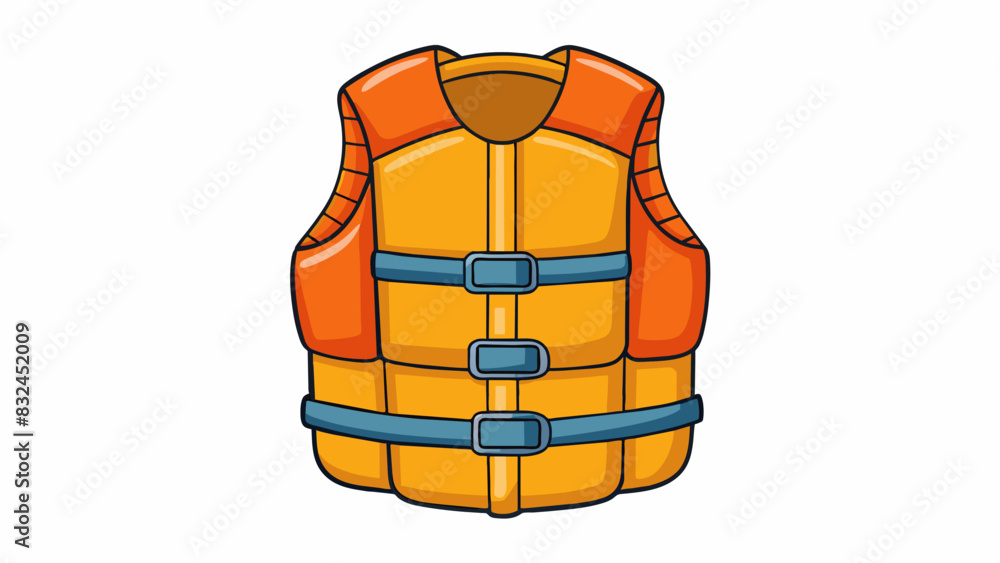 Poster with each deep breath the expandable fabric of the inflatable life jacket filled with air providing 