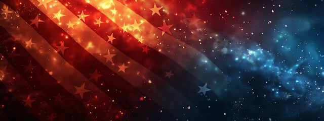 Obraz premium a Fouth of July Design / Background