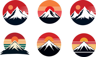           Mountain landscape vector illustration.
