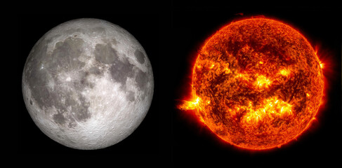 sun and moon by NASA  © Mathias Weil