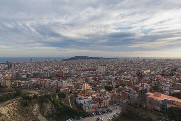 Fototapeta premium panorama of Barcelona