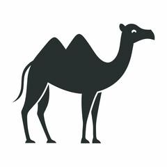 camel cartoon illustration vector silhouette
