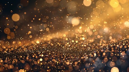 Abstract Background with Shimmering Particle Effects