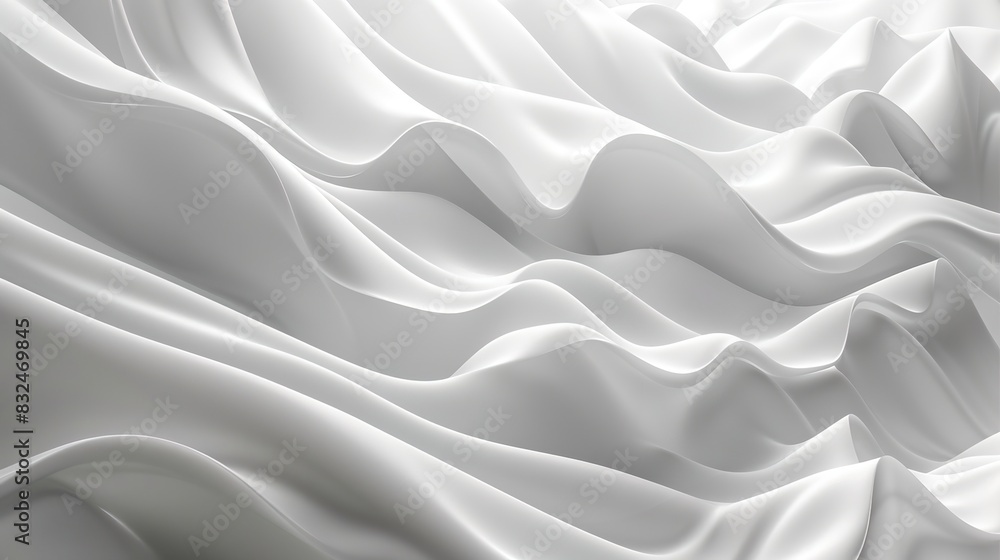 Poster background with undulating waves creating a sense of motion, copy space