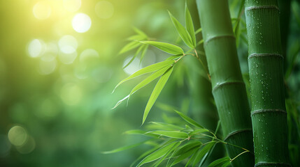 images of the serene bamboo forest, Bamboo stem centered image.
