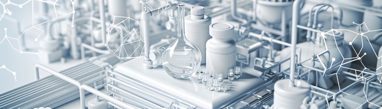 illustration Model AIoptimized production planning and scheduling for manufacturing plants
