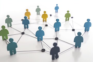 Single icon of a business networking tool, on white background 