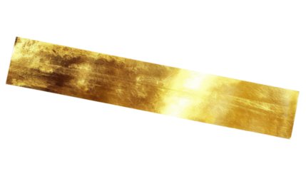Gold stripe adhesive strip paper 