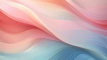 Flowing pastel colors twisting in abstract style, delicate wallpaper, serene blend, muted shades