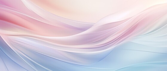 Gentle whirls of pastel tones, abstract art, soothing wallpaper, light diffusion, airy effect
