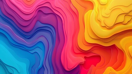 abstract background with waves