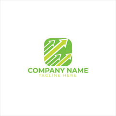 accounting financial logo design concept
